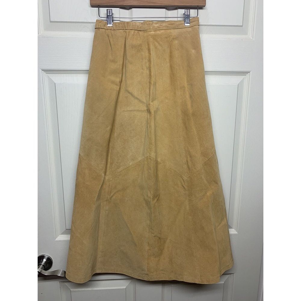 Terry Lewis Skirt Classic Luxuries Women's 100% Genuine Leather‎ Lined Size 6